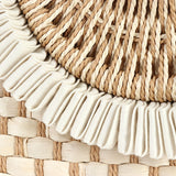 【纽约时装周】CHOCHENG英国女包文艺复古编织包度假风手提草编包